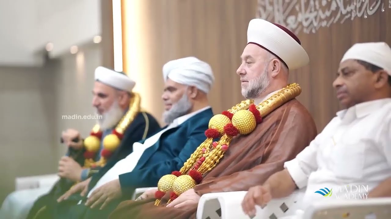 زيارة  فضيلة الشيخ د. رياض بازو وفضيلة #الشيخ_محمد_لمغربي إلى #جامعة #معدن_الثقافة #الإسلامية #الهند
