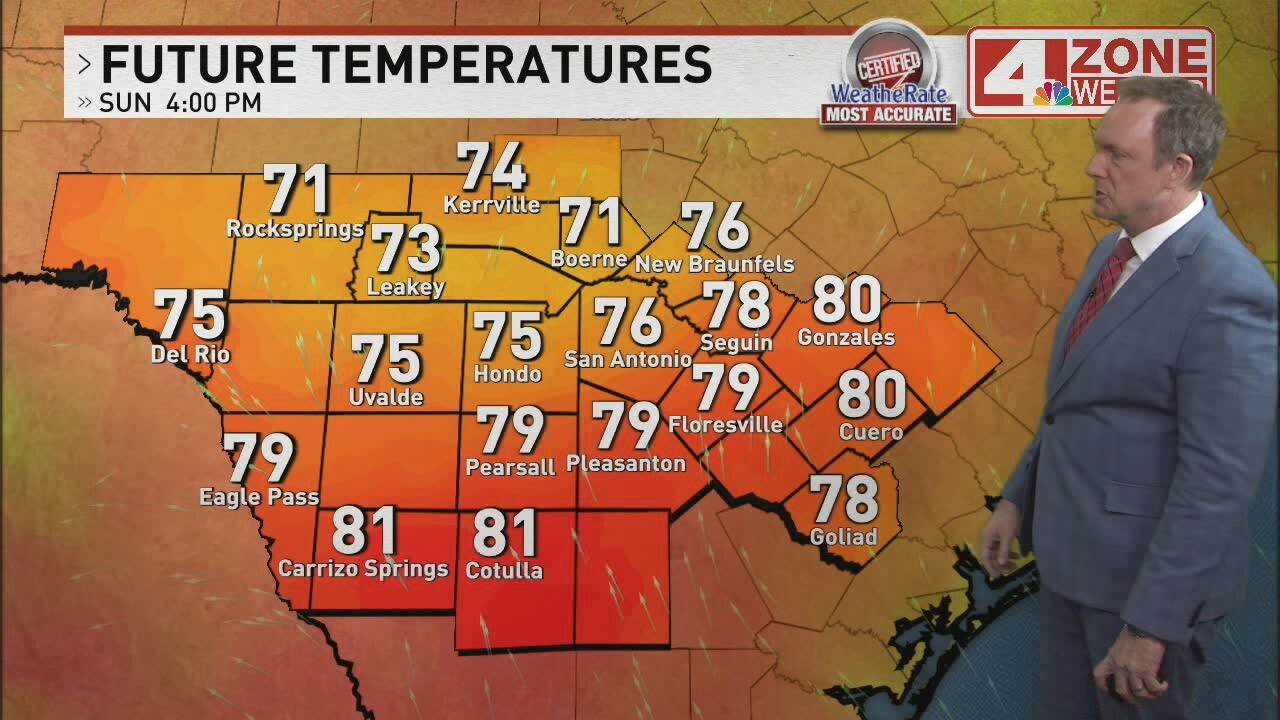 LATEST FORECAST: More warmth ahead, with slight rain chance