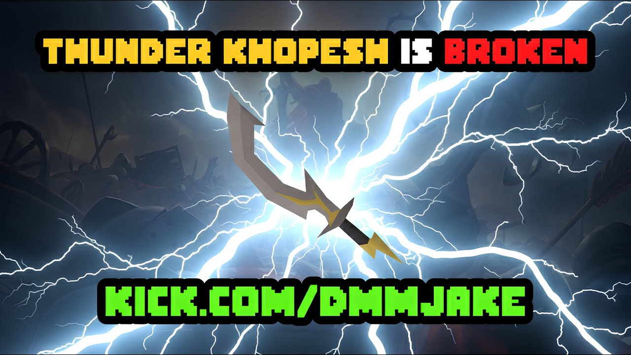 THUNDER KHOPESH IS BROKEN DAY 3/4 DOMINATION