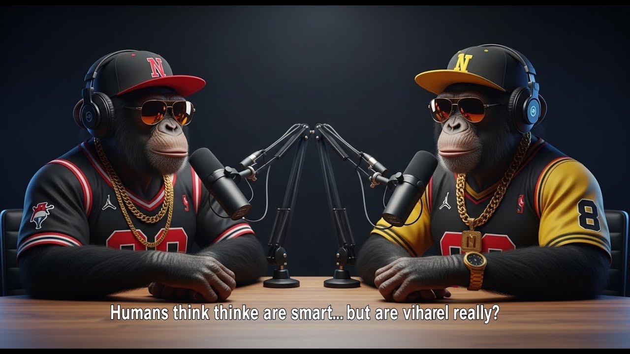 Chimpanzees Talk About Humans & AI | Luxury Podcast Short Chimp Mind Podcast