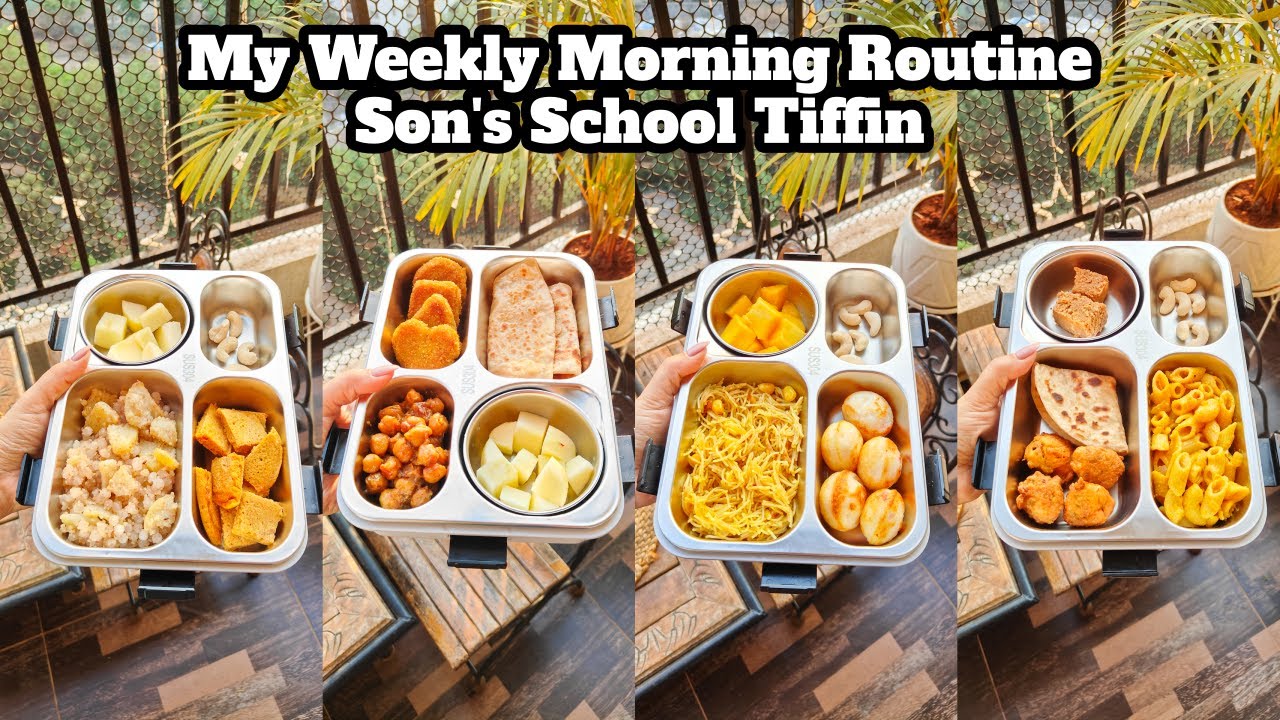 VLOG - My Son's Weekly Tiffin | Indian Mom's Weekly Routine Vlog