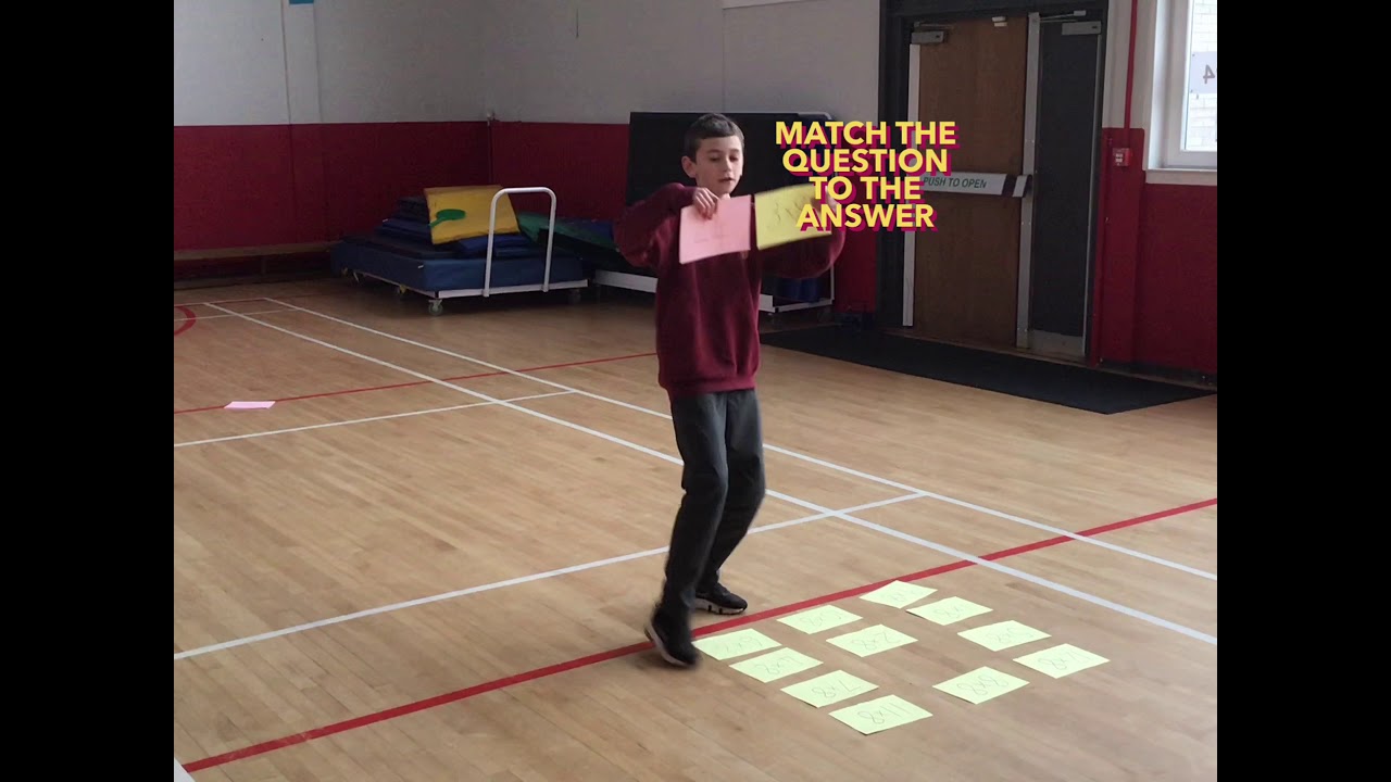 Maths Week -links to PE (number run)