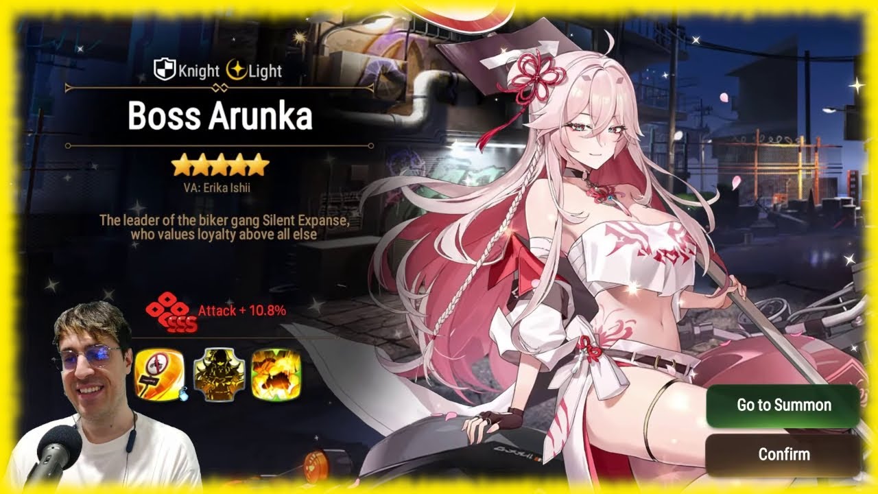 Boss Arunka New Moonlight 5★ Light Knight – Skills, Stats & Impact Analysis​ (Epic Seven)