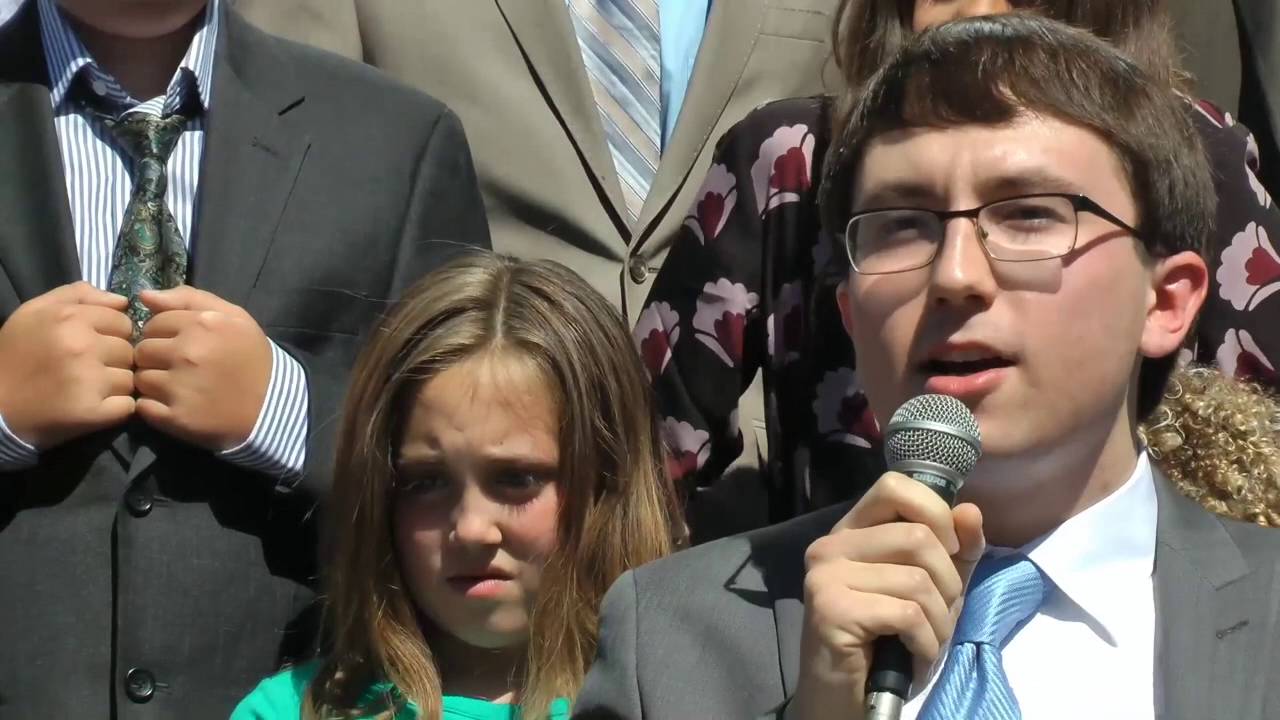Alex Loznak - Our Children&rsquo;s Trust press conference following hearing before Judge Aiken