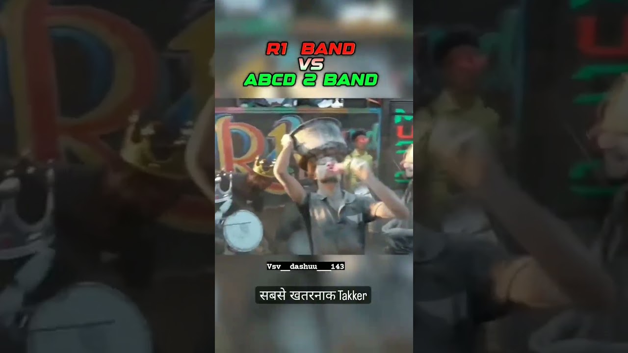 R1 band vs abcd 2 full takkar ⚡ #allbandlover #r1bandkarnjve #abcdband #timlisong #model #jayjohar