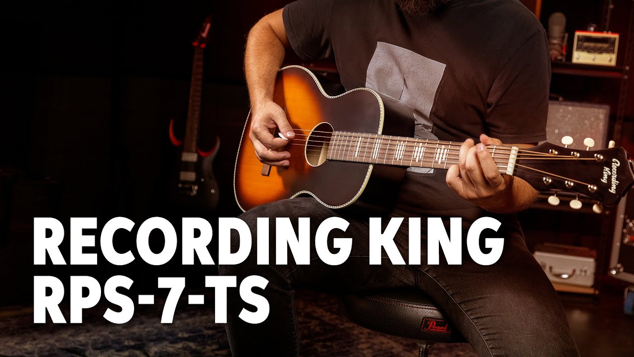 Recording King Dirty 30s Series 7 Single 0 Acoustic Guitar Demo