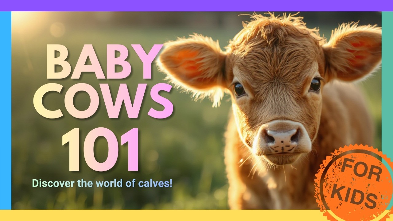 🐮Телята для детей👶 Образовательное видео для детей🐄