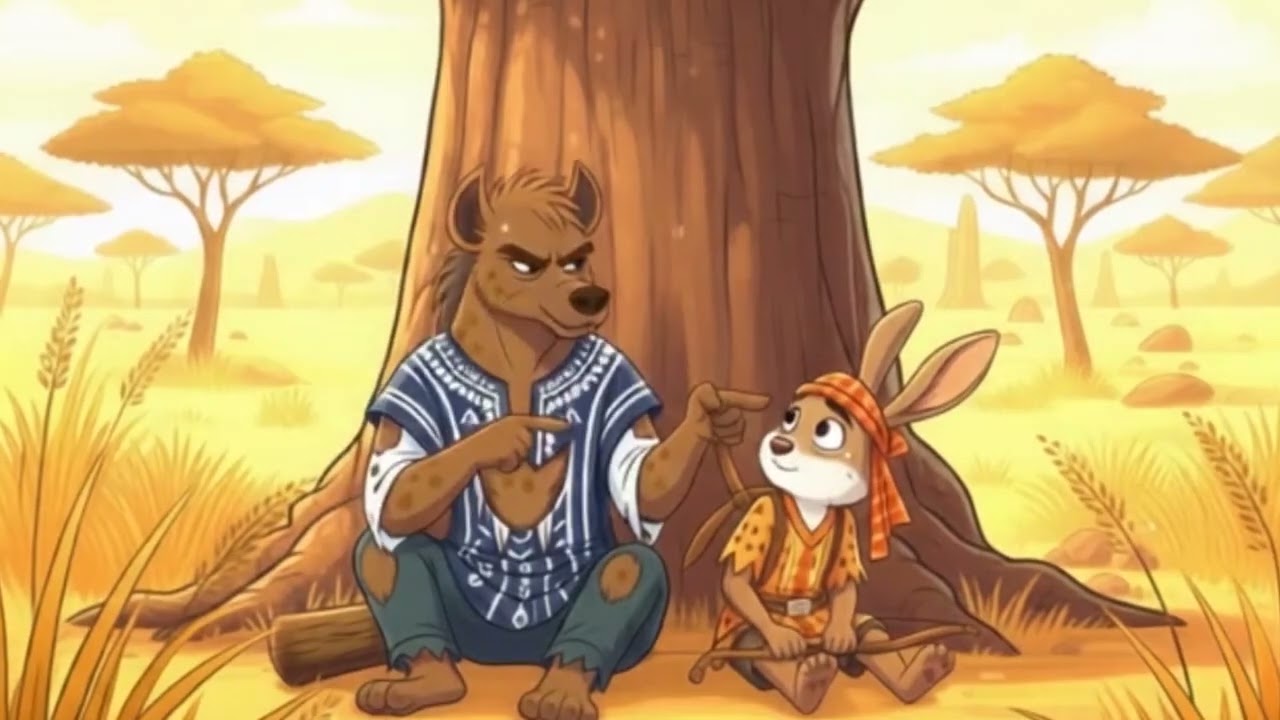 Soamba né Katré (la hyène et le lièvre)#babyfun