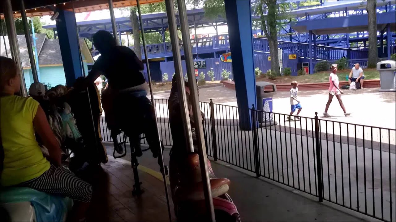 Carowinds: Character Carousel / On Ride POV / June 25, 2015