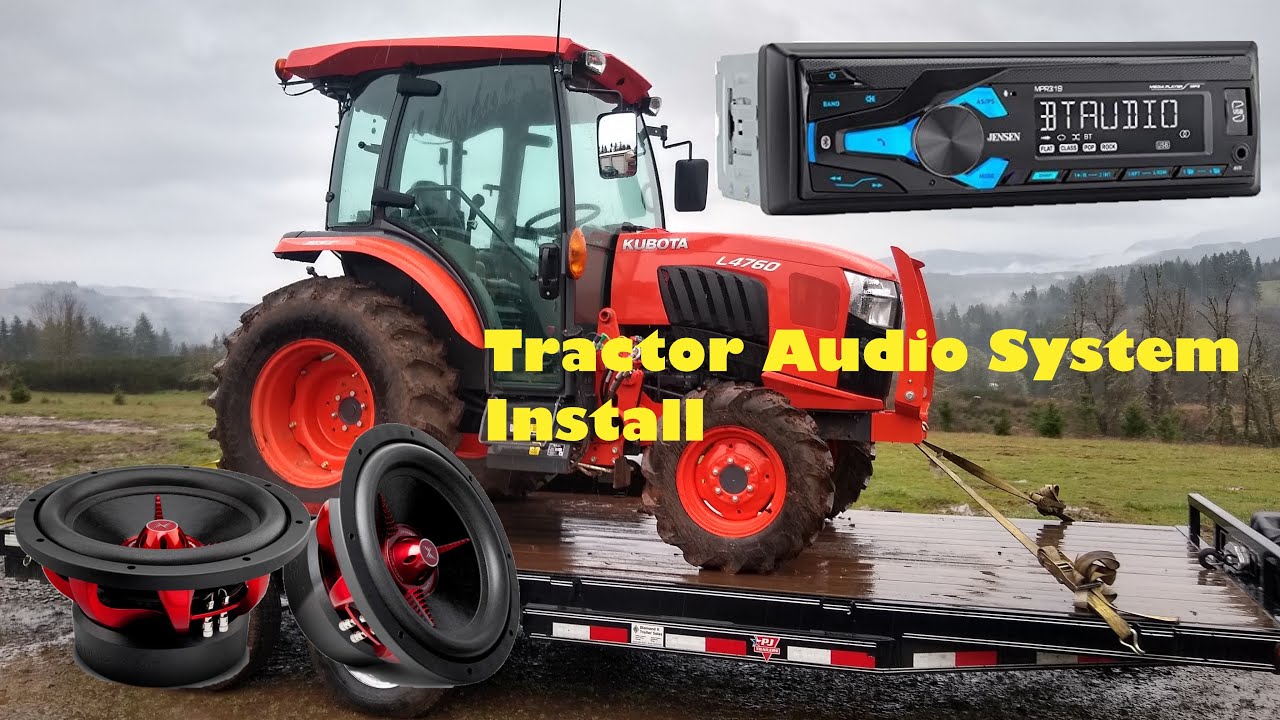 Radio installation, Kubota Grand L Tractor