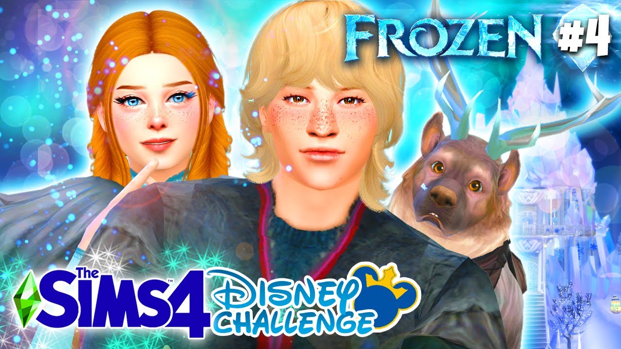 FROZEN DISNEY PRINCESS CHALLENGE! 👑  - ANNA meets KRISTOFF & SVEN! #4