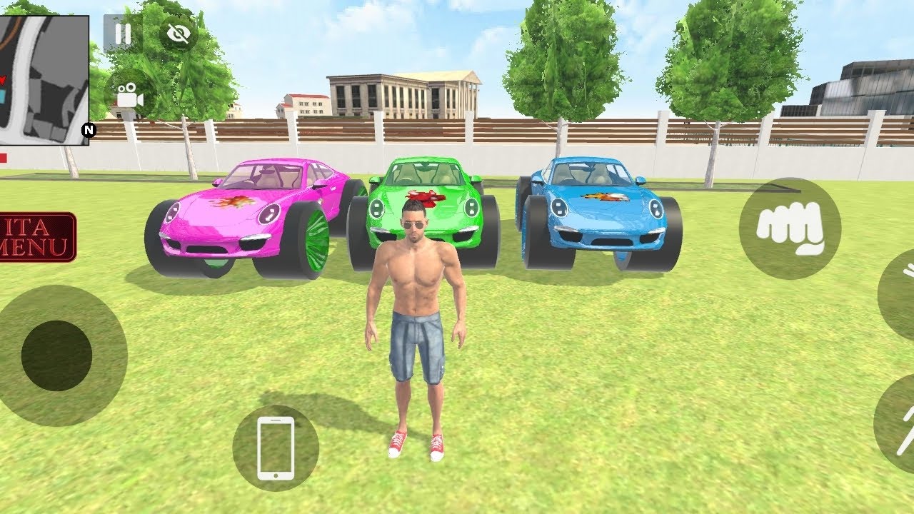 Franklin modified three small car 🚗 indian Theft Aura simulator game 🎮 #viral #trending #cargame