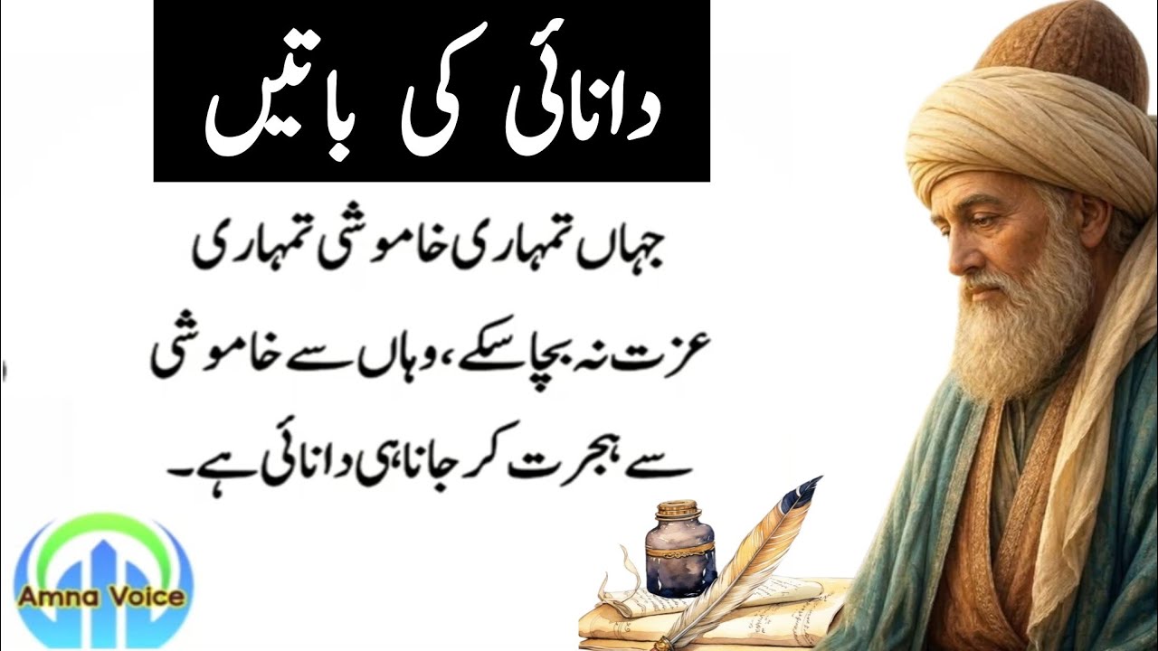 Hikmat ki batain | Urdu quotes heart touching | best life-changing quotes | Rumi quotes Urdu