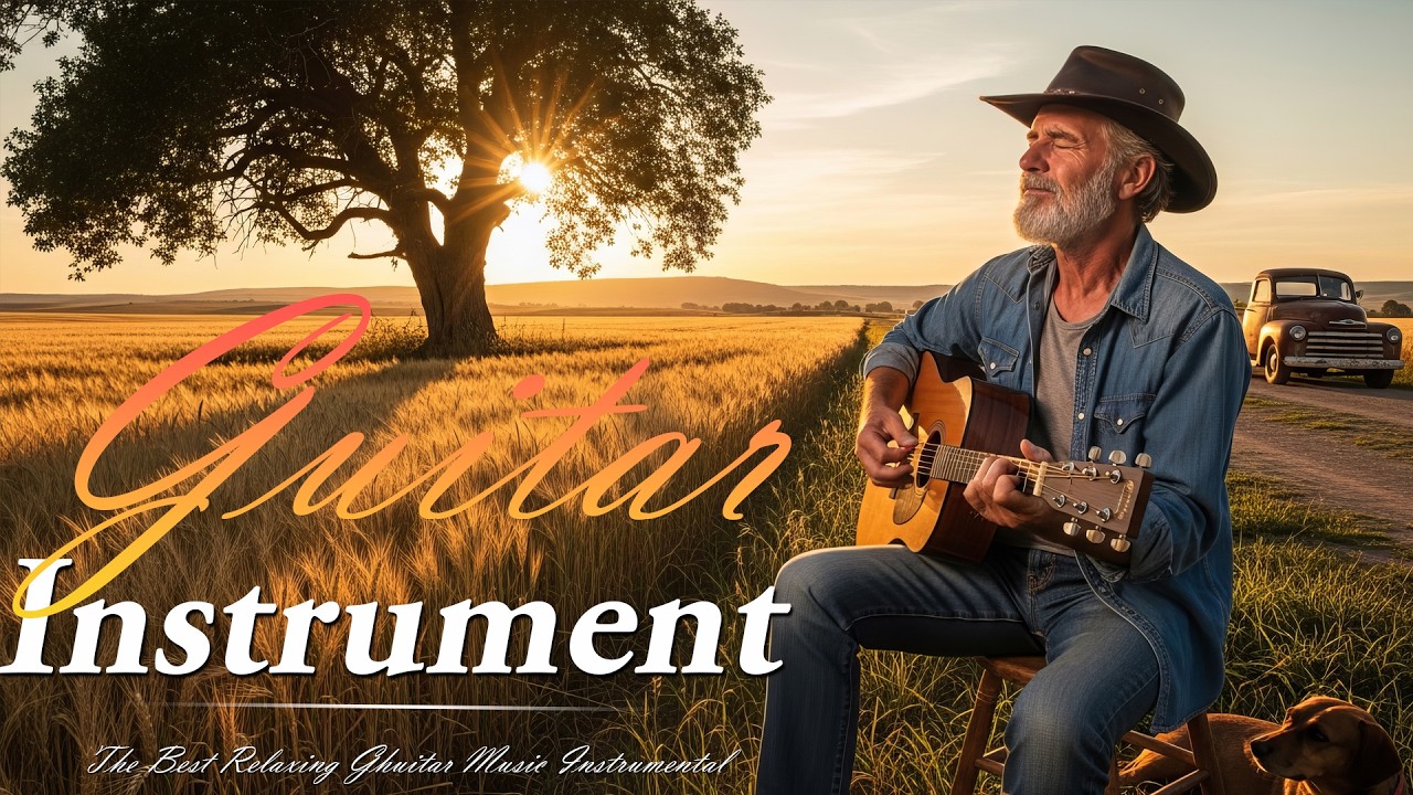 Slow Country Guitar Instrumental | Relaxing Country Guitar Instrumental Music–Acoustic Western Vibes