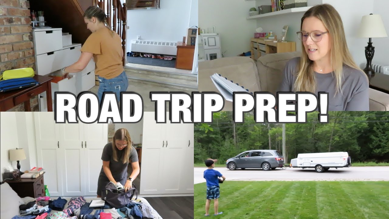 VACATION PLAN & PREP WITH ME! | LARGE FAMILY ROAD TRIP