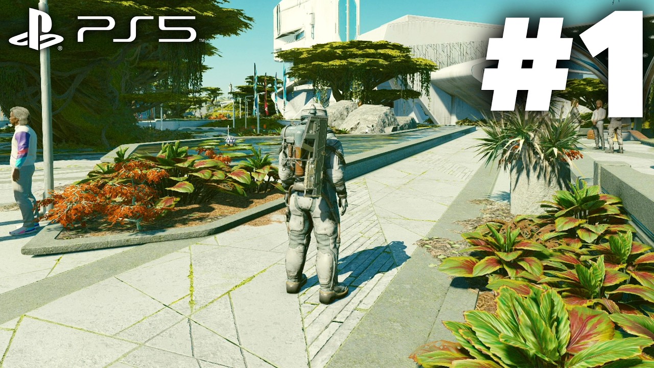 Starfield PS5 Gameplay Walkthrough Part 1 - PS5 Pro Enhanced