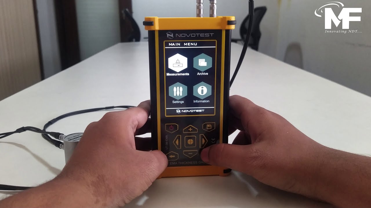 CALIBRATION OF EMAT THICKNESS GAUGE USING SAMPLE CALIBRATION BLOCK AND STEP WEDGE