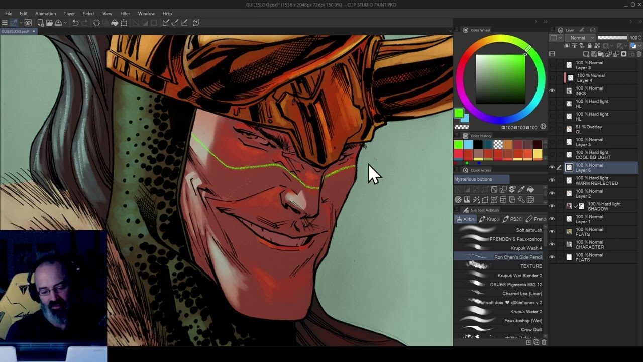 Loki: Layer by Layer Coloring Breakdown -  Masking, glows, and Rendering Tips