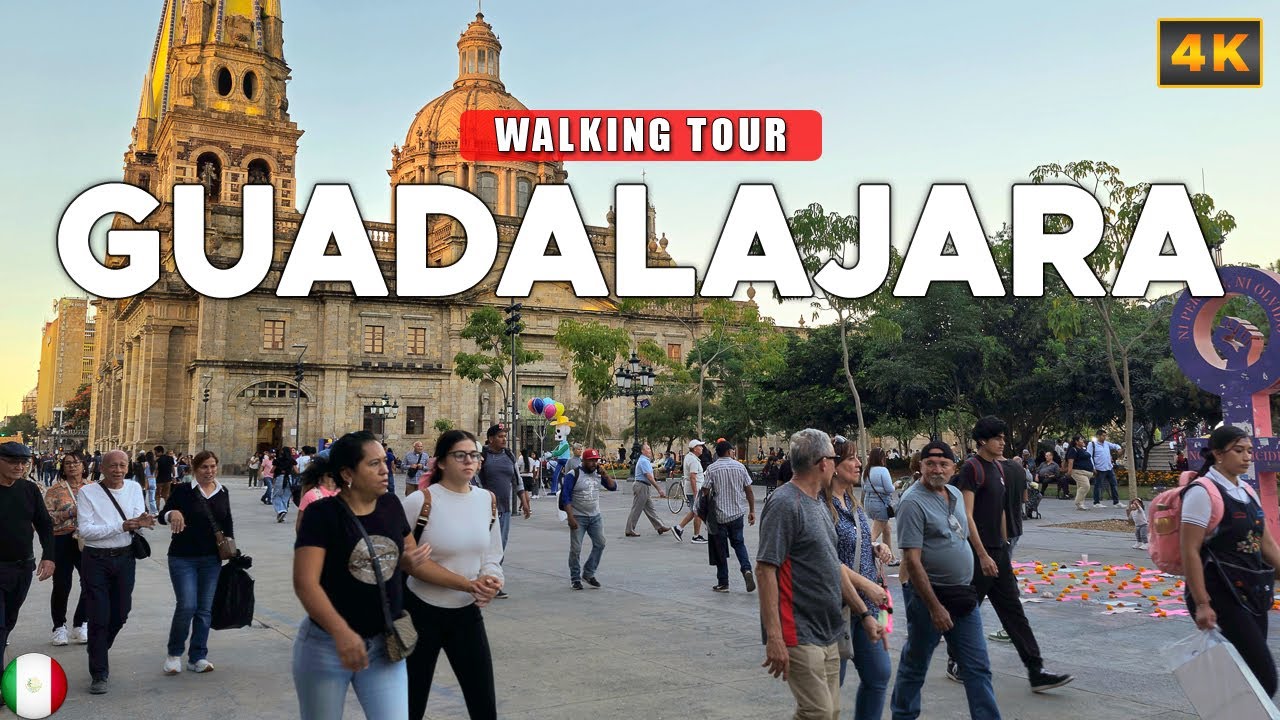 Гвадалахара, Мексика - Прогулка по центральной части Гвадалахары 4K Walking Tour