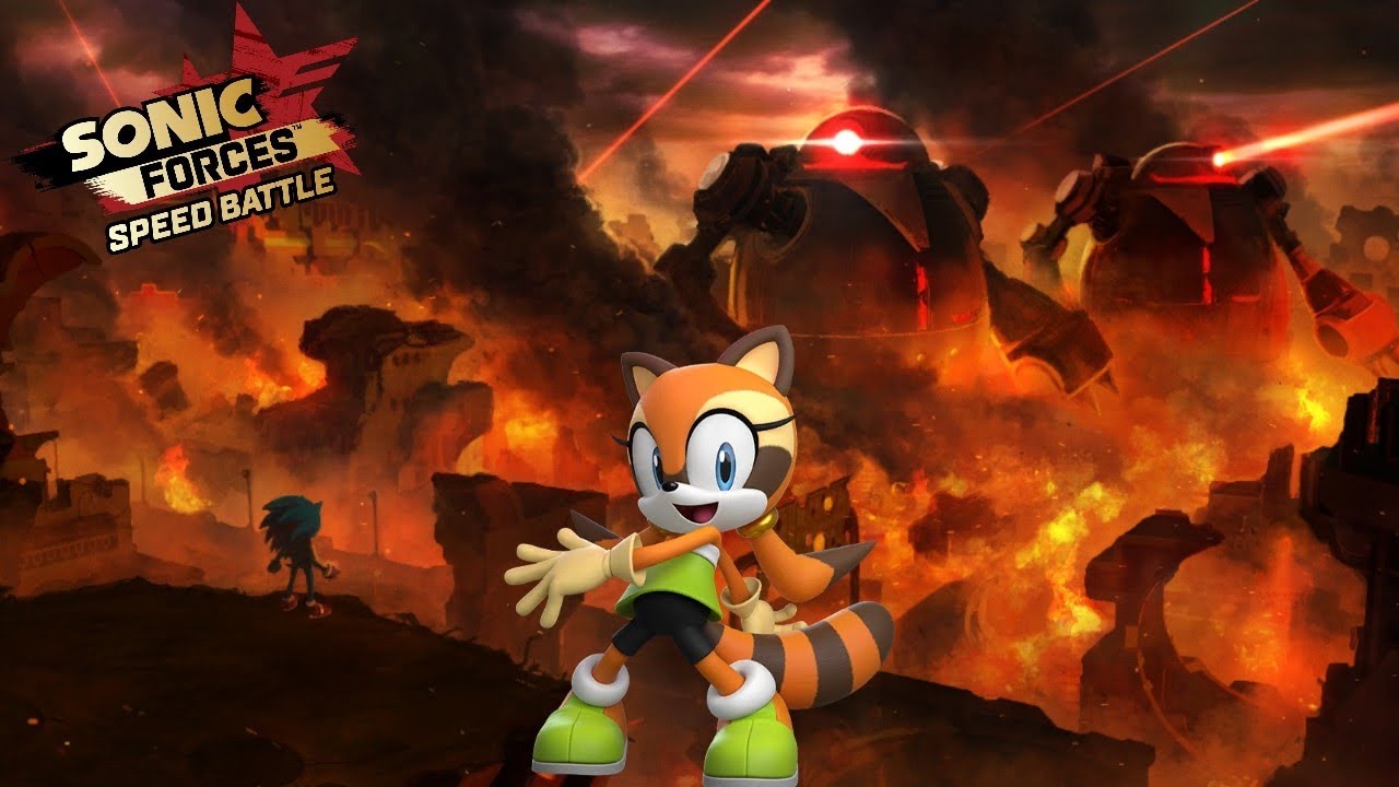 SONIC FORCES SPEED BATTLE~(ANDROID,IOS)~MARINE THE RACCOON