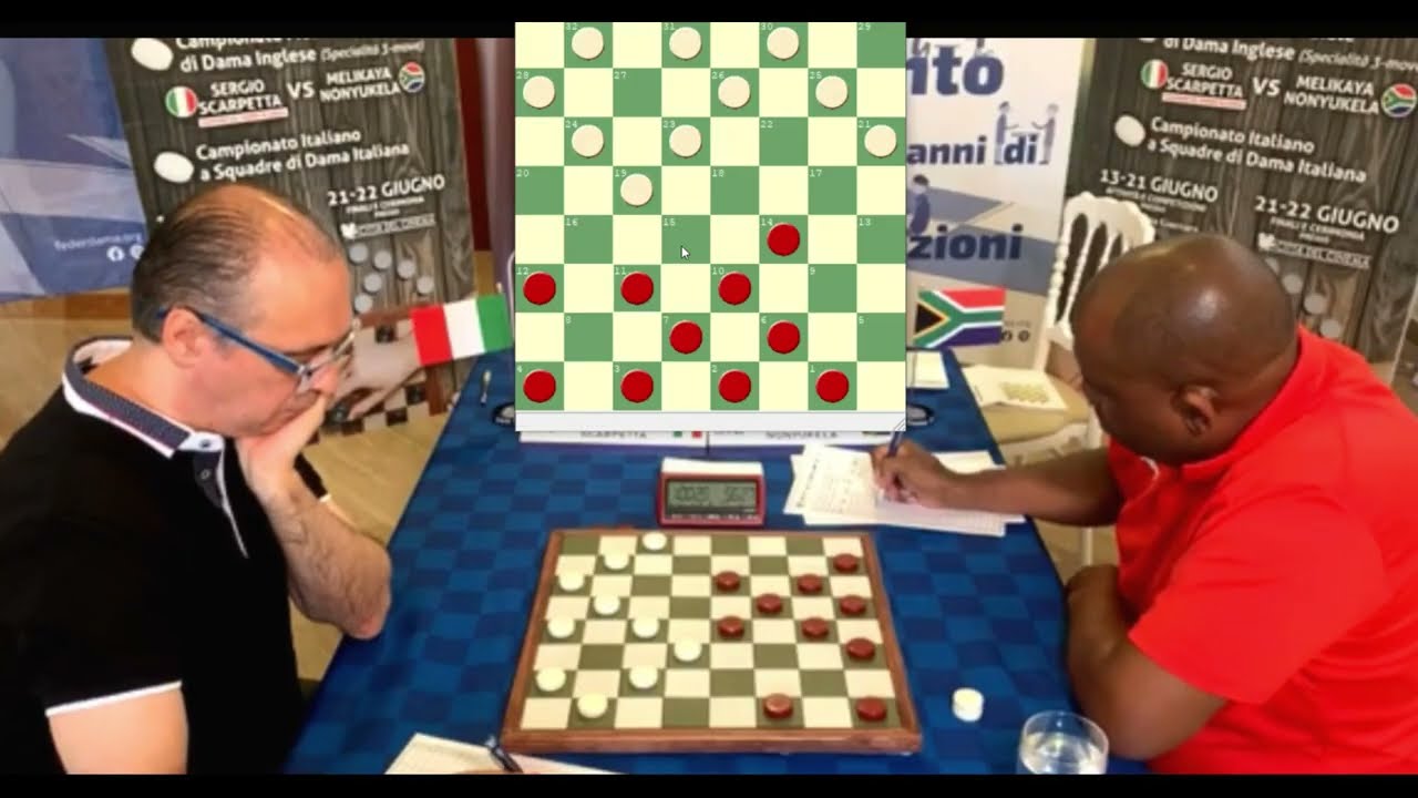 Campionato del mondo di Dama Inglese - Scarpetta - Nonyukela  Analisi Game 11