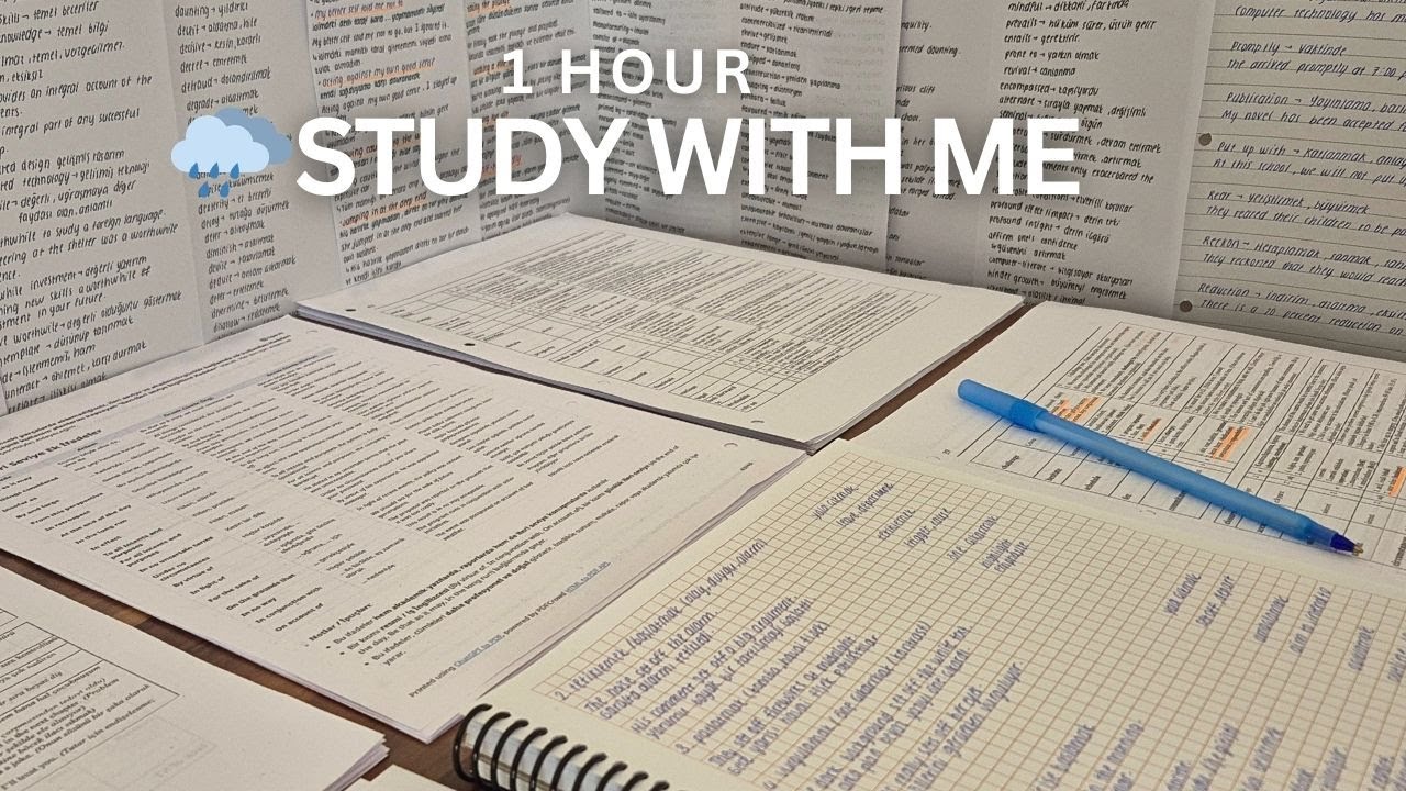 Study With Me | 1 Hour Deep Focus | Study Motivation | No Music