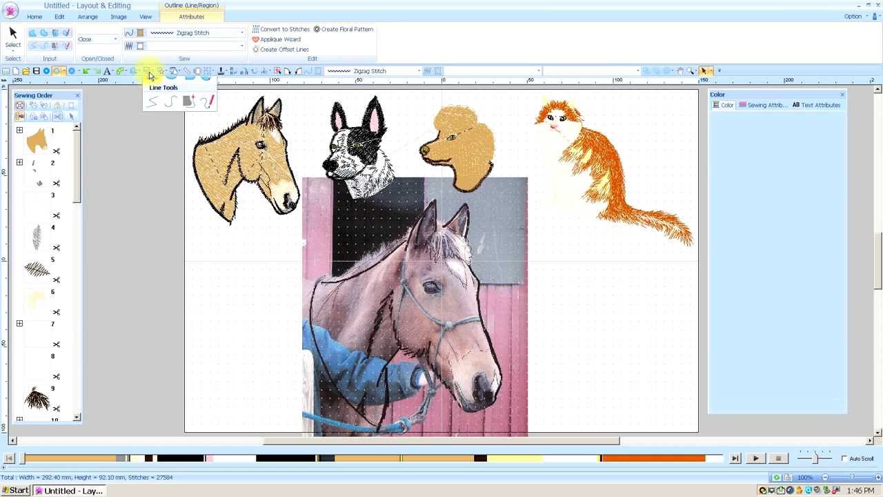 Brother PE Design Next: Animals & Fur Effects (Lesson 34)
