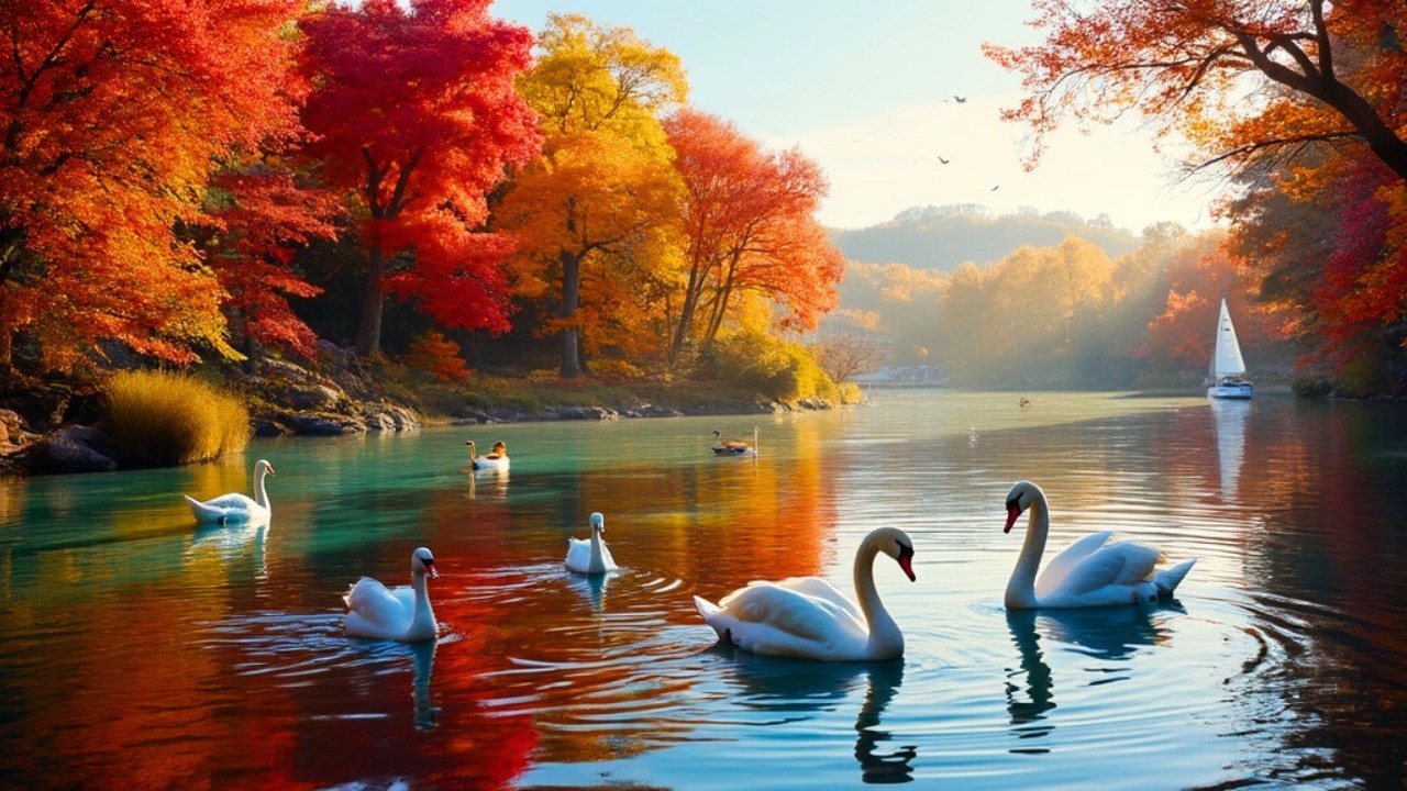 Скрытый рай в Пьемонте: расслабляющая прогулка у озера Вивероне | 4K HDR