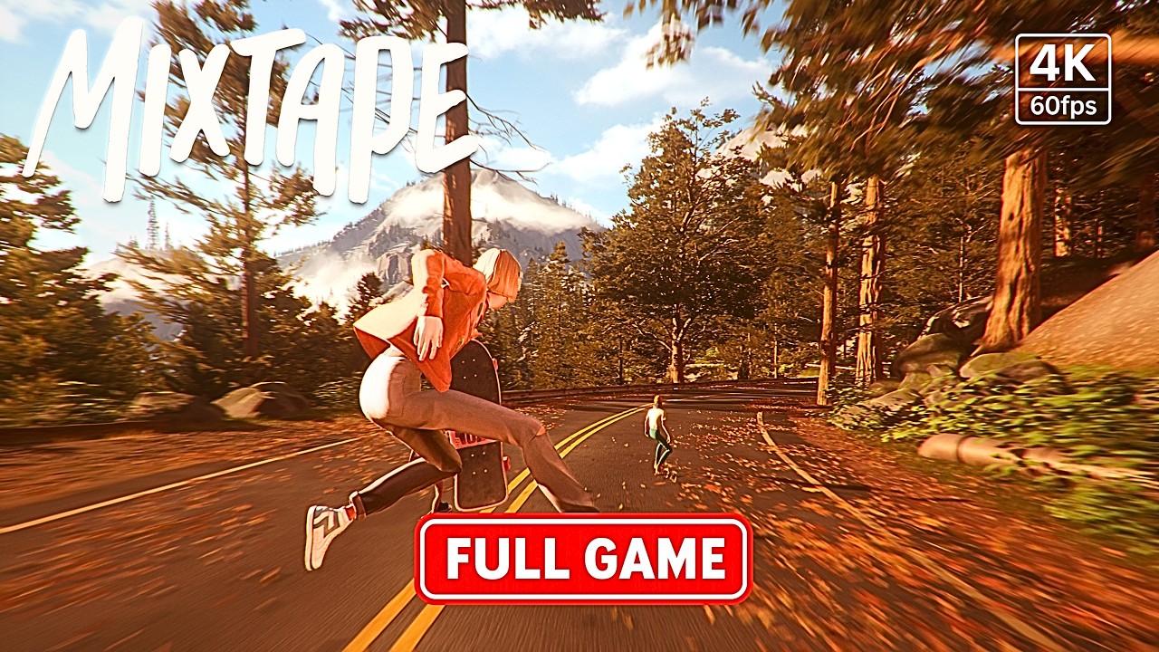 Mixtape Full Game - Stunning 90s Story Game (4K No Commentary)