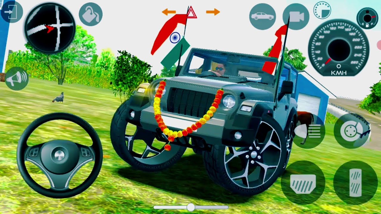 Modified Mahindra Thar Car😈Games: Indian Cars (Gadi Wala Game) - Car Game Android Gameplay ep 24