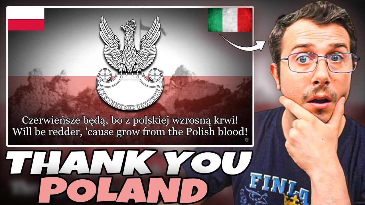 Итальянец впервые слышит «Czerwone Maki»… ВАУ 🇮🇹😢🇵🇱