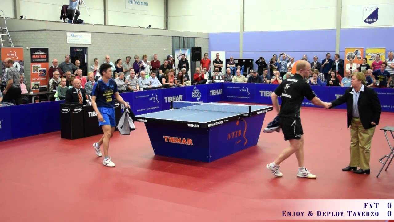 Tafeltennis finale eredivisie Enjoy & Deploy Taverzo - FvT