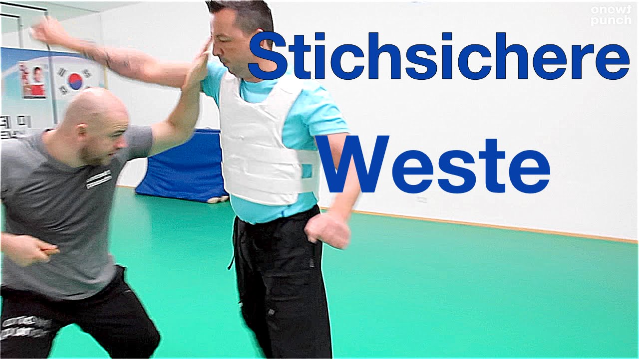 One Two Punch hat für dich stichsichere Weste  / Produkttest / kubitan pen /