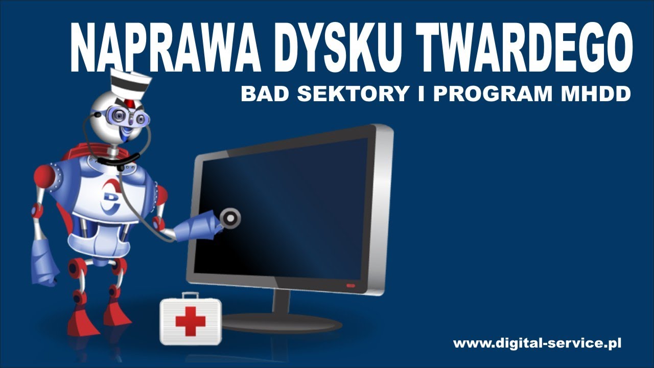 MHDD Naprawa twardego dysku laptopa lub komputera - szukanie bad sektorów krok po kroku