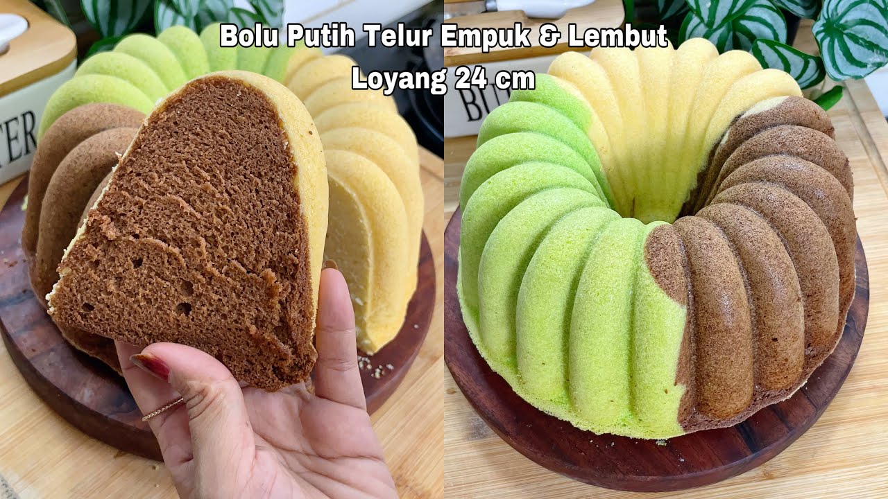 Lembut Gak bikin Seret, Bolu Putih Telur Enak Wangi Loyang diameter 24 cm
