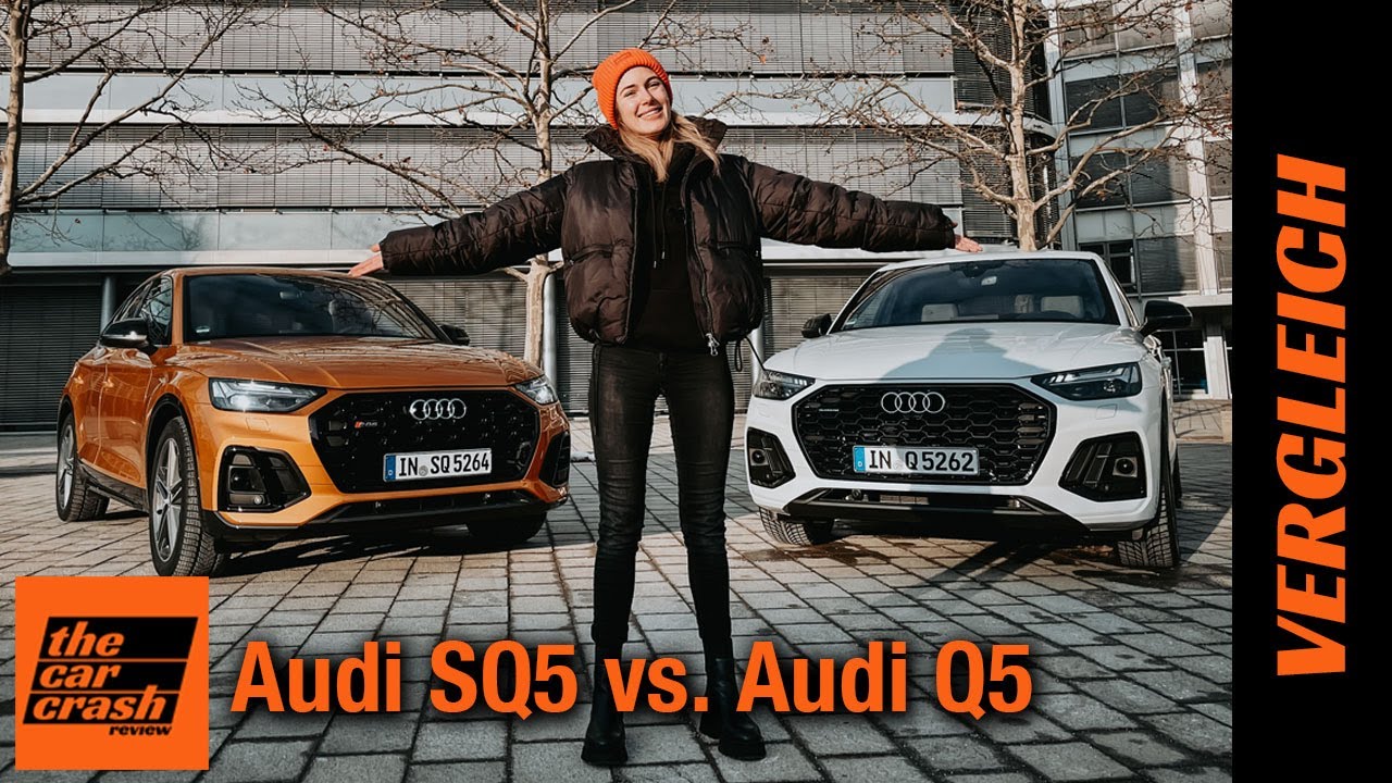 Audi SQ5 vs. Q5 (2021) 🤷‍♀️ Der große Vergleich: Lohnt sich der Performance-Diesel?! Review | Test