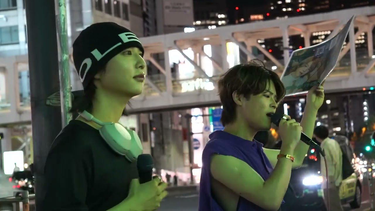 PhenoMellow (フェノメロ )「水平線/back number」cover 新宿路上ライブ 2023.8.8