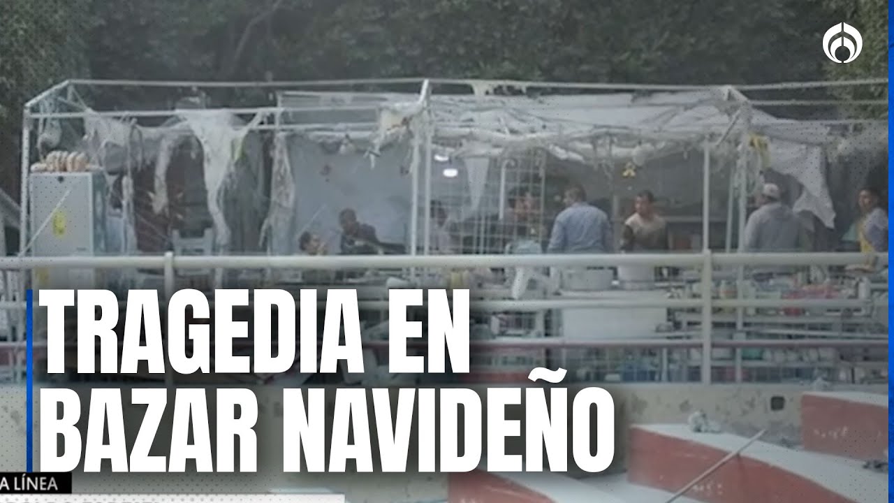 Explosión de tanque de gas en bazar del Edomex deja 15 heridos