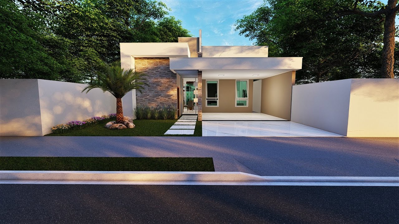 ( P - 070 ) LINDA CASA DE PLATIBANDA COM ESCRITÓRIO NA FRENTE TERRENO 12 X 35