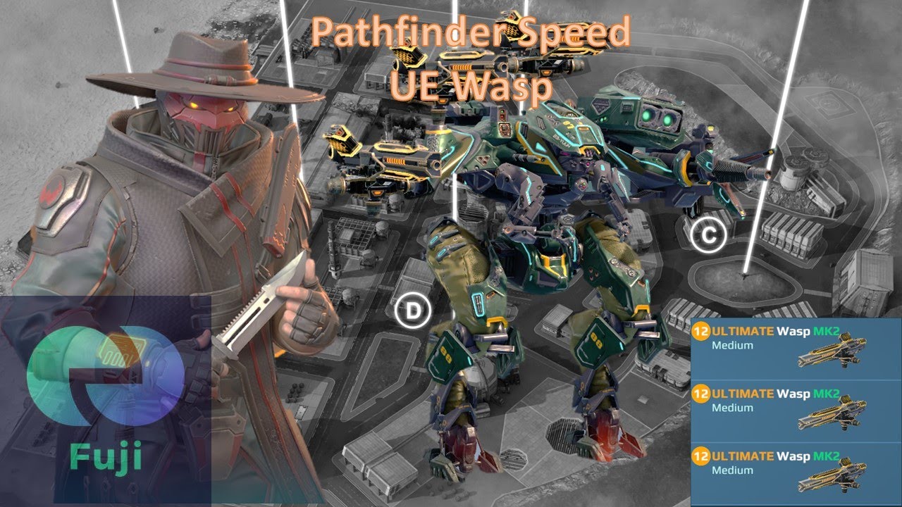 [War Robots]💥Pathfinder Speed, ULTIMATE Wasp : Chú Ngựa Dễ Thương