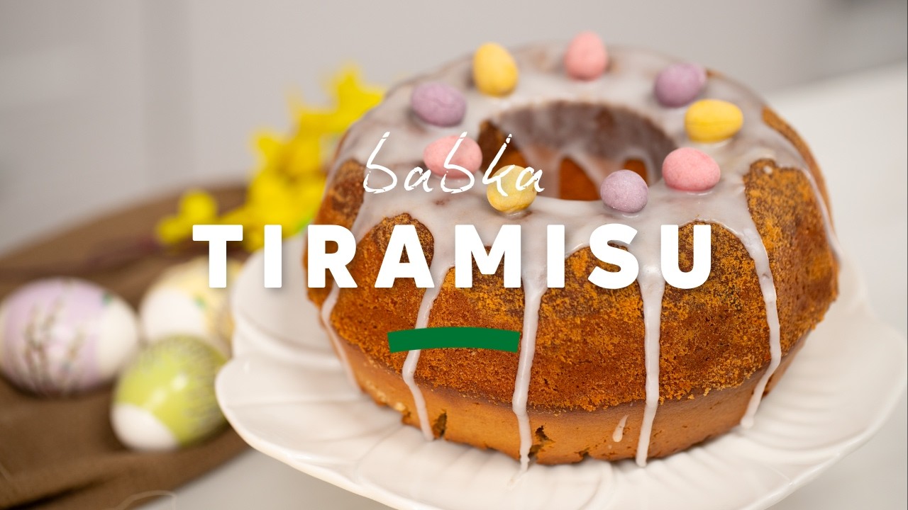 Babka tiramisu pyszna nie tylko na Wielkanoc. Smakuje lepiej niż włoski deser