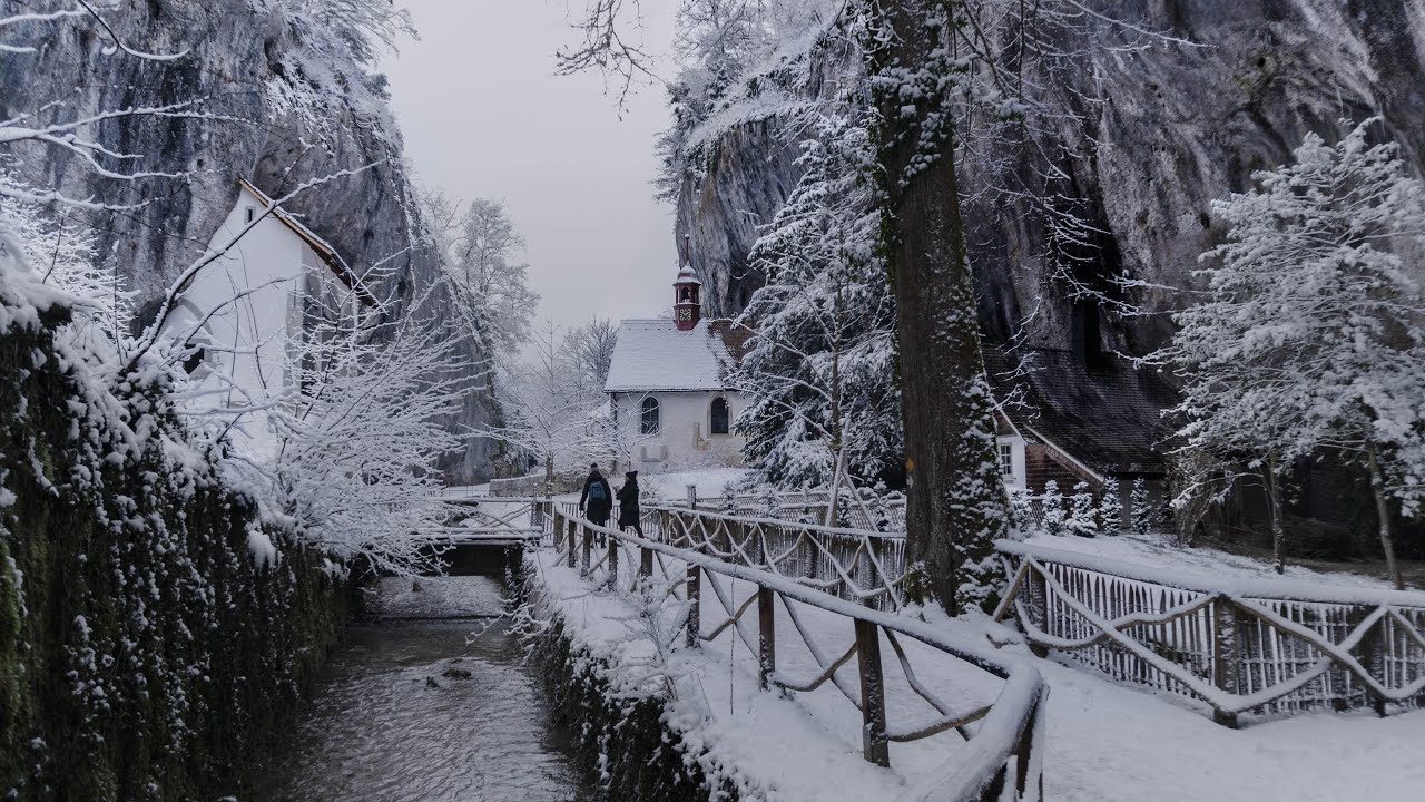 Verenaschlucht in Winter - a mystical place in Solothurn, Switzerland 🇨🇭
