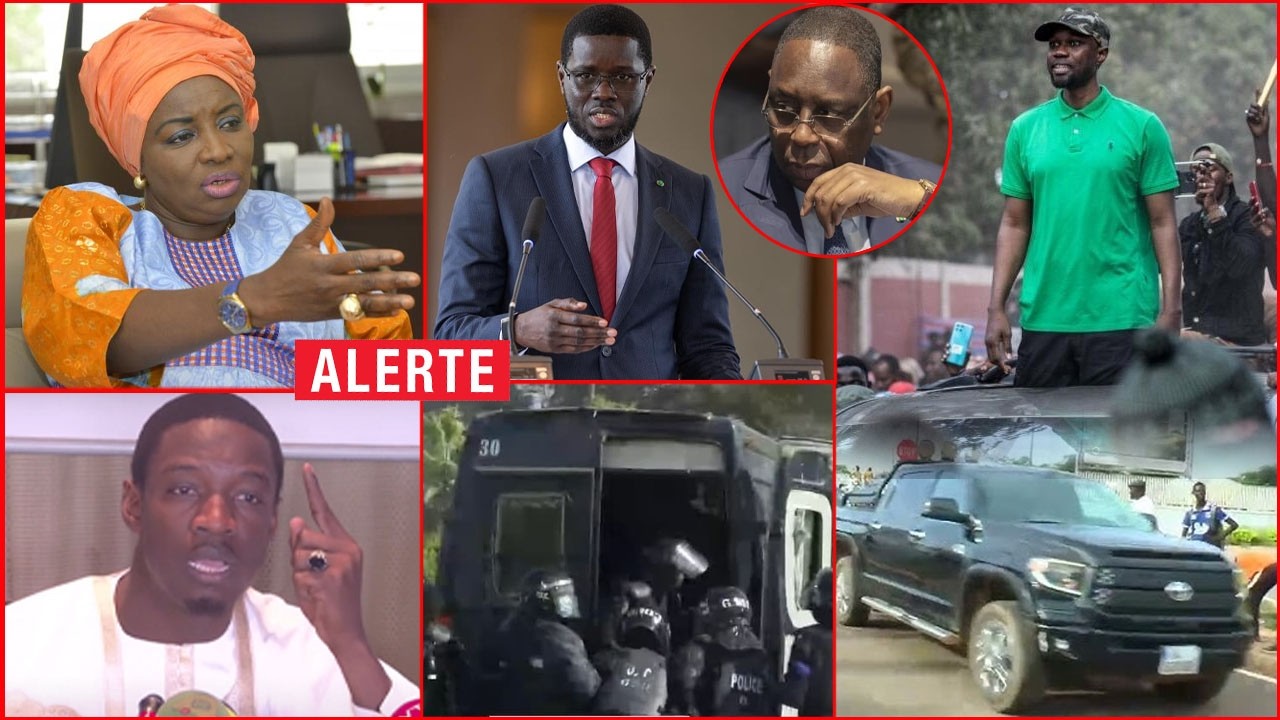 🛑Urgent- Convoi de Sonko saboté? Diomaye annule meeting- Pape Djibril attaque- Mimi Touré réagit…