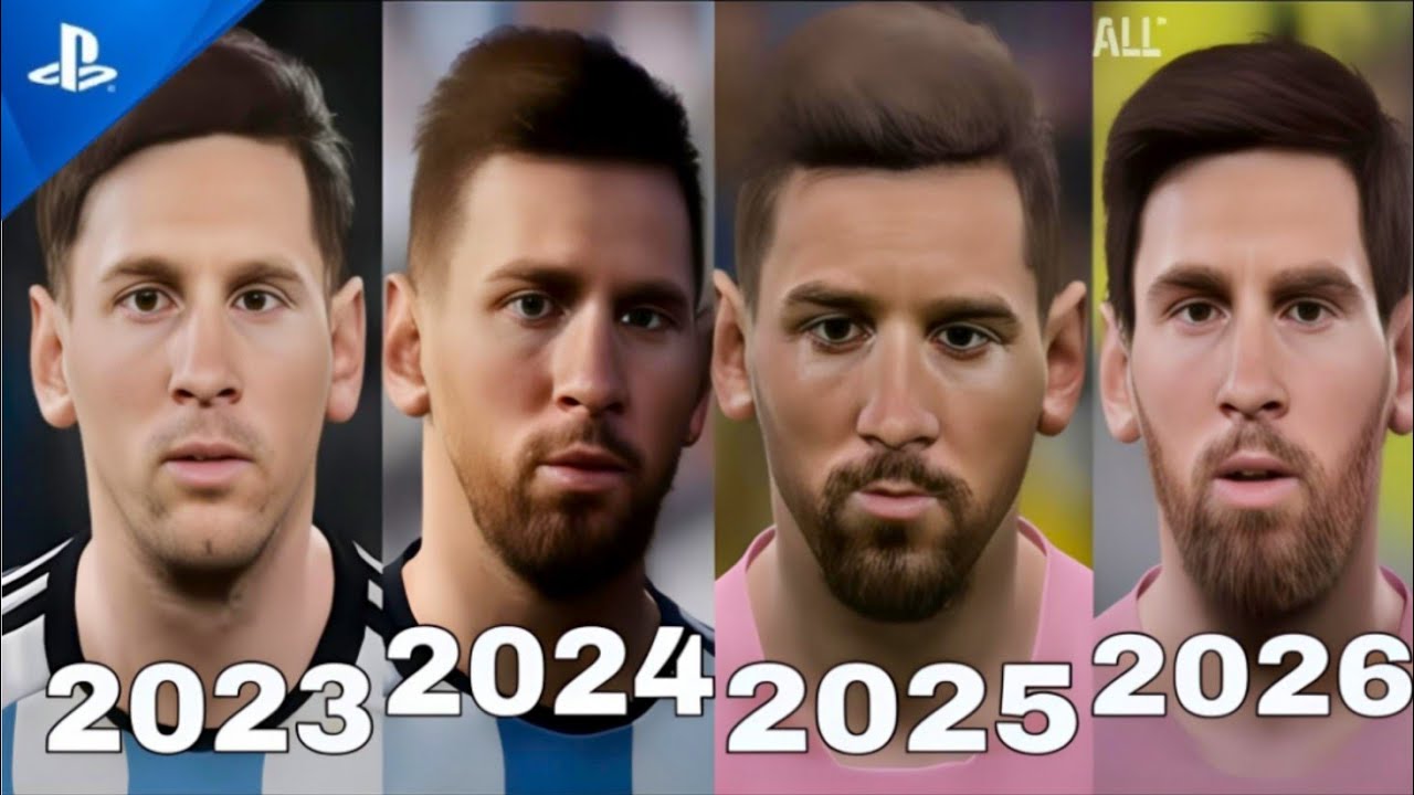 eFootball 2023 Vs 2024 Vs 2025 Vs 2026 Comparison PS4
