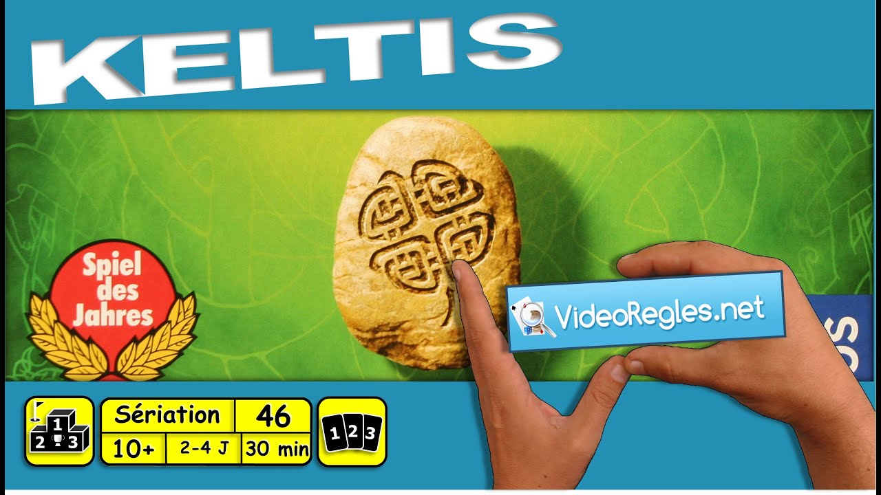 La vidéorègle du jeu Keltis par Yahndrev (#46a)
