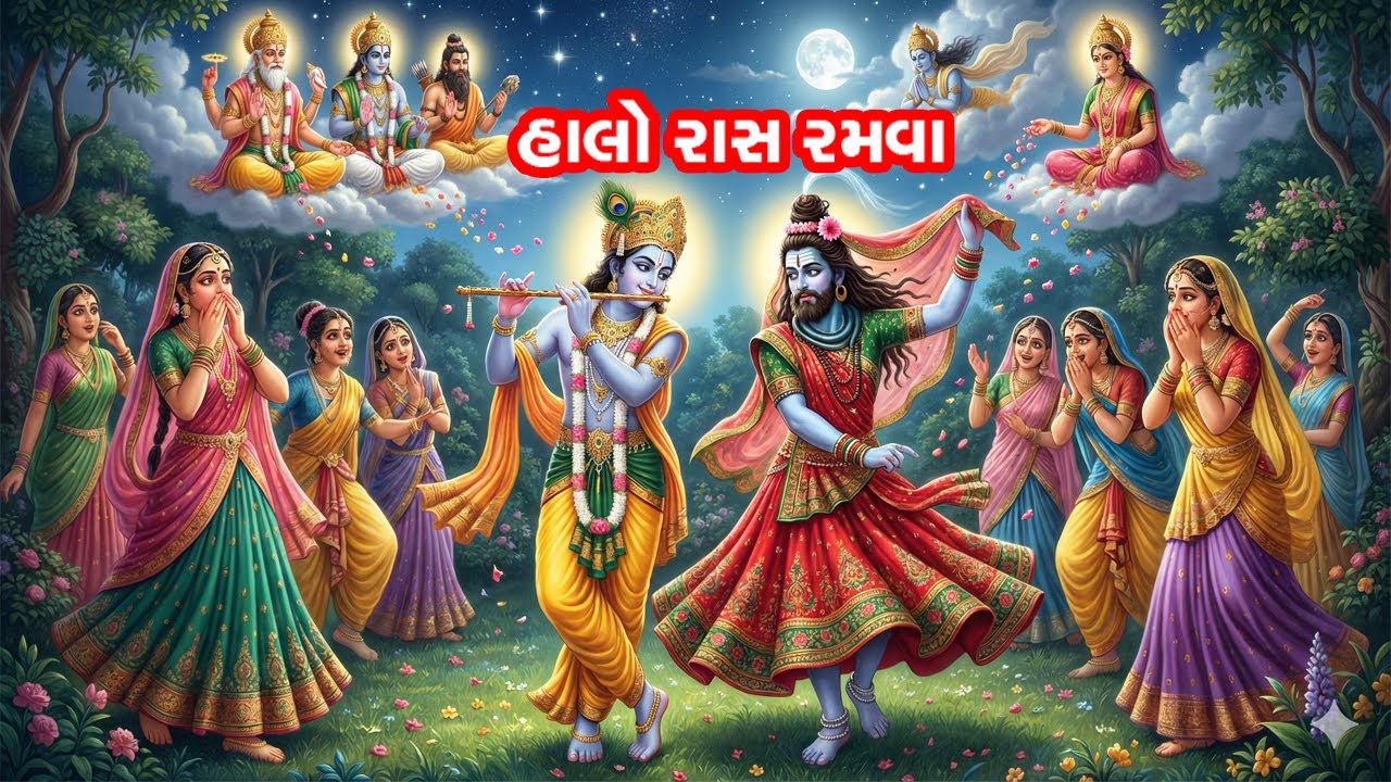 હાલો રાસ રમવા || ભજન લખ્યું છે || vanravan gyata re ras ramva || ras garba || krishna ras ||