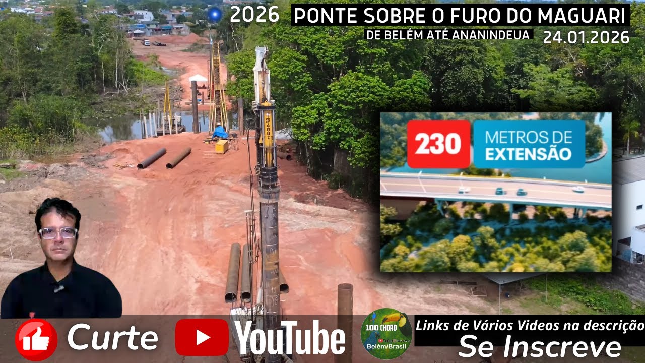 PONTE sobre o furo MAGUARI 24-01, Conjunto Maguari até Ananindeua menos 20 km de distancia #pará
