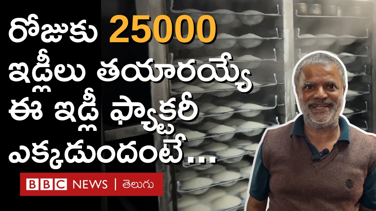 Idli Factory: రోజుకు 25 వేల ఇడ్లీలు తయారు చేసే ఈ ఫ్యాక్టరీ ఒక రోజు సంపాదన ఎంతో తెలుసా? | BBC Telugu