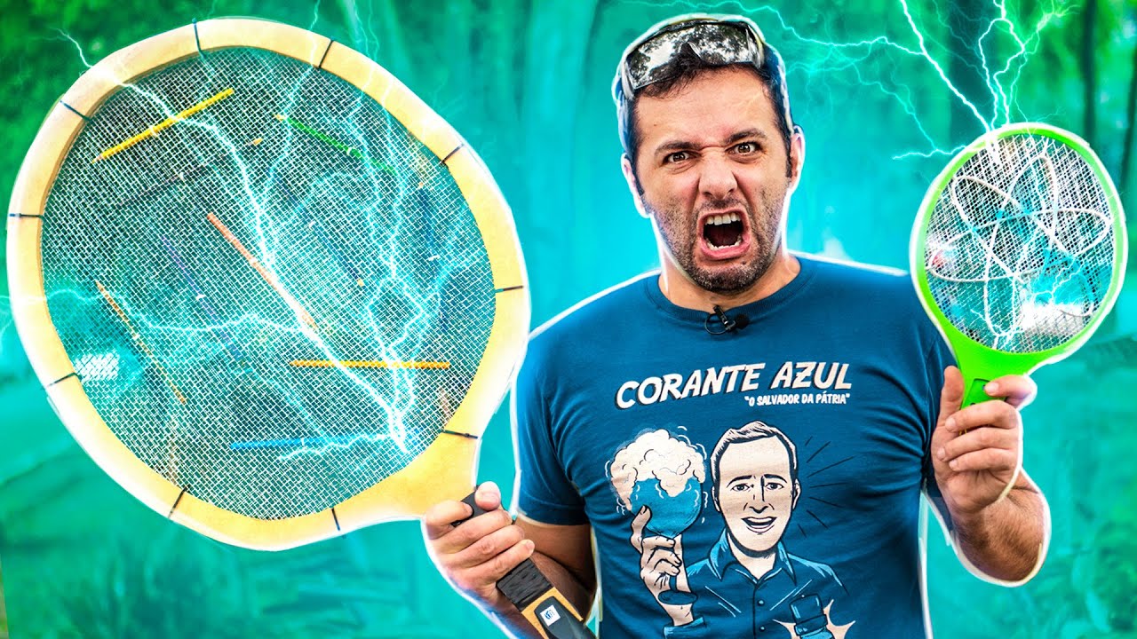 TURBINAMOS uma RAQUETE DE MOSQUITO e FUNCIONOU MUUUITO!