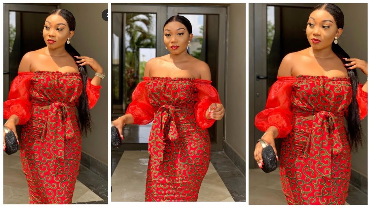 OFFSHOULDER DRESS with Elastic Paper Bag Top || Cutting and Stitching